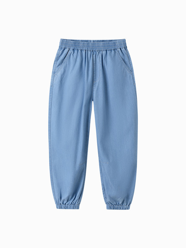 Denim Light Blue Toddler Unisex Denim Trousers