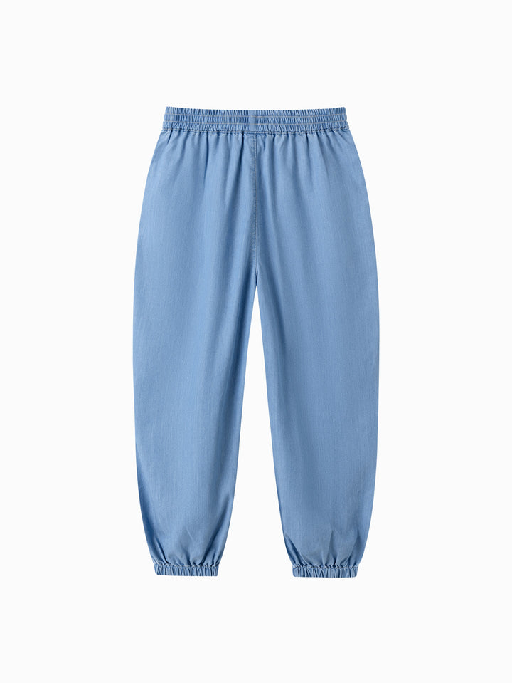 Denim Light Blue Toddler Unisex Denim Trousers