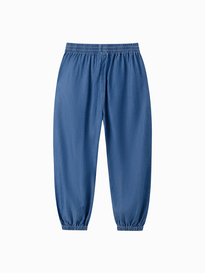 Denim Medium Blue Toddler Unisex Denim Trousers