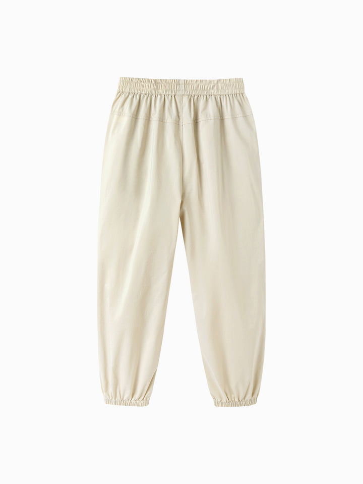 Shell Khaki Toddler Unisex Woven Trousers