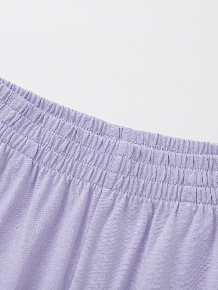 Violet Toddler Unisex Knit Trousers