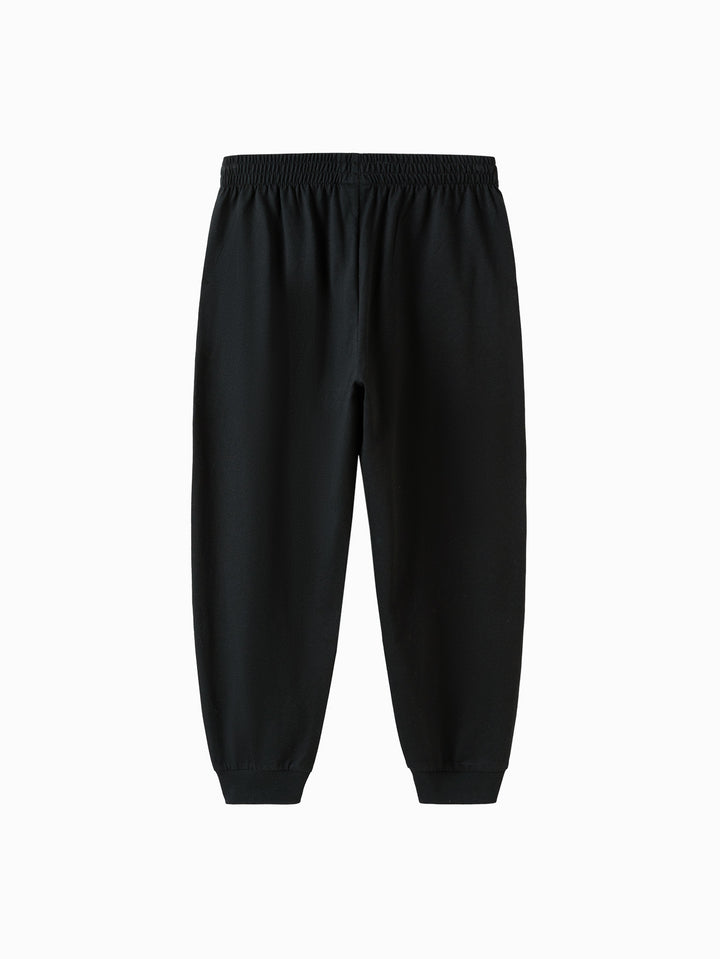 Black Toddler Unisex Knit Trousers