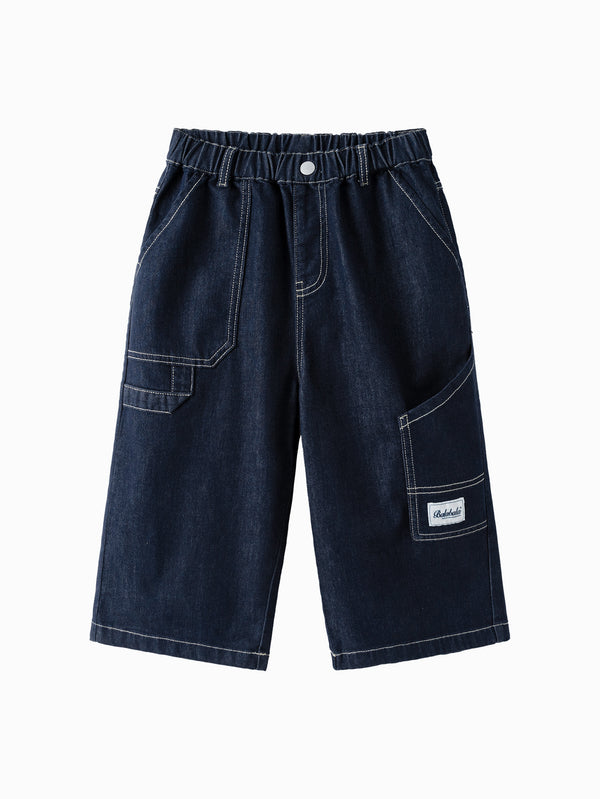 Denim Dark Blue Toddler Boy Denim Middle Paints