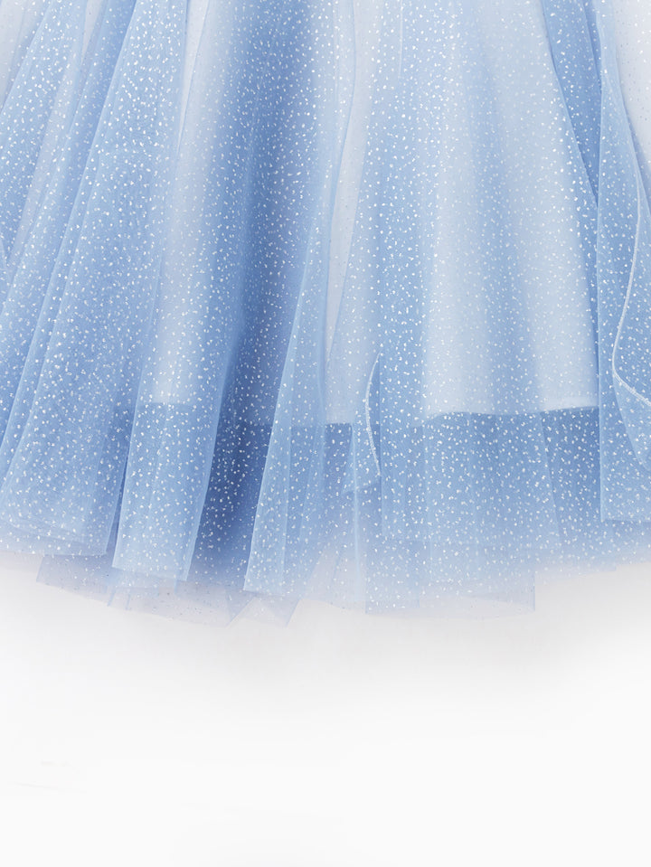 Blue Toddler Girl Woven Dress