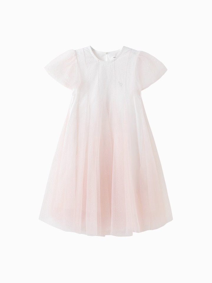 Pink Toddler Girl Woven Dress