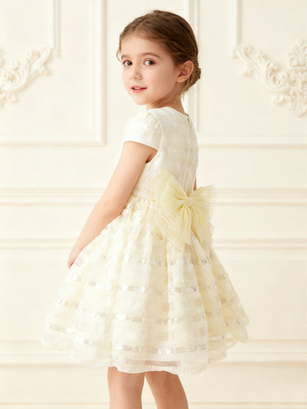 Toddler pige vævet kjole