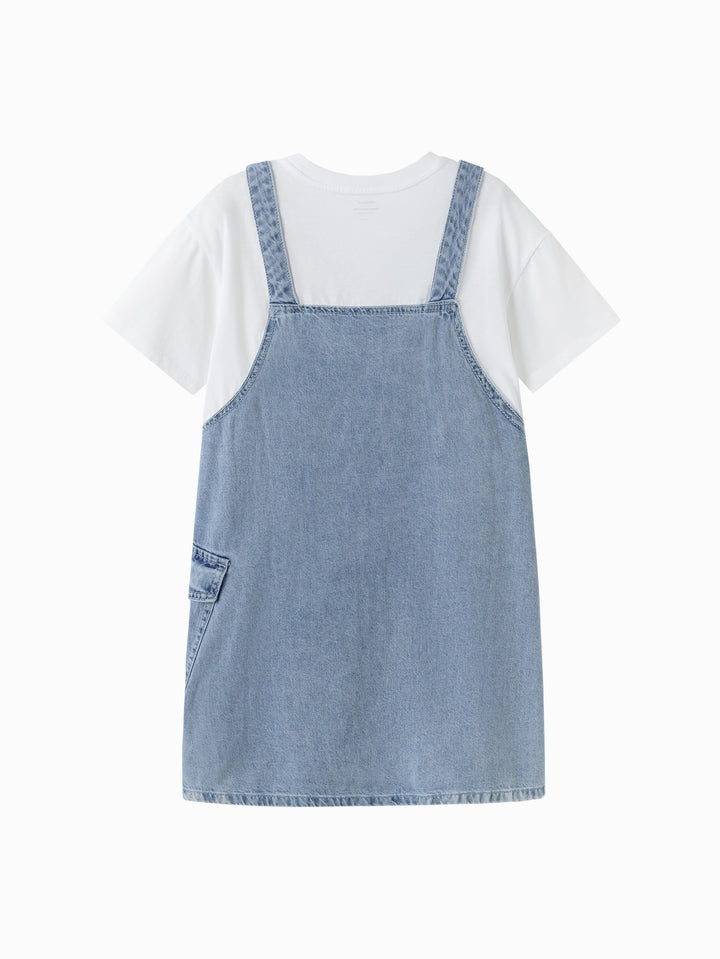Denim Light Blue Toddler Girl Denim Dress