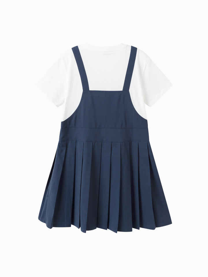 Blue Toddler Girl Woven Dress