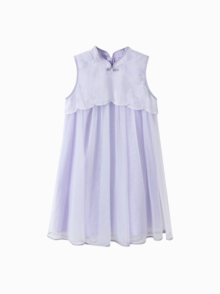 Purple Toddler Girl Woven Dress