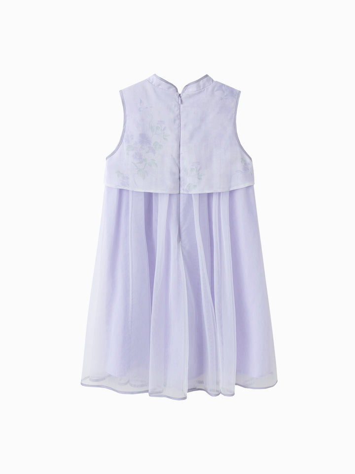 Purple Toddler Girl Woven Dress