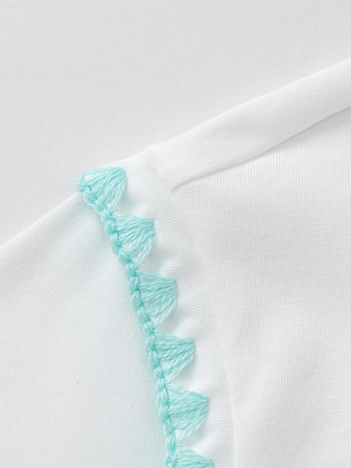 Original Whitebalabala Kids Girl Short Sleeve T-Shirt