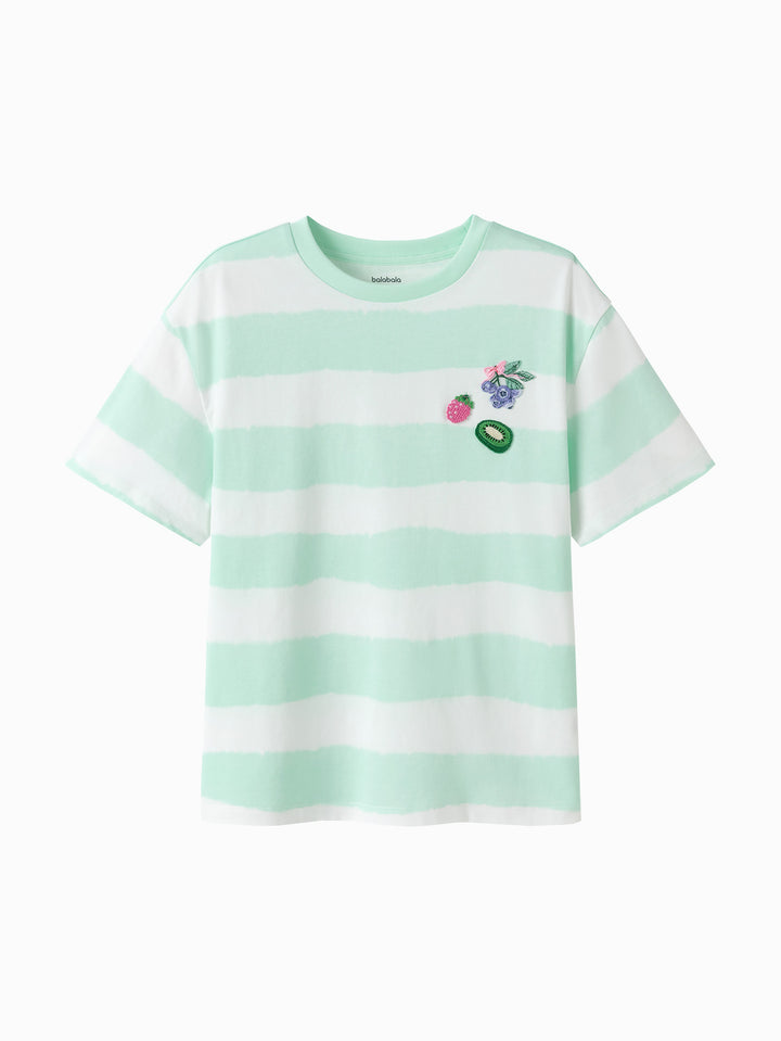 Pink greenbalabala Kids Girl Short Sleeve T-Shirt