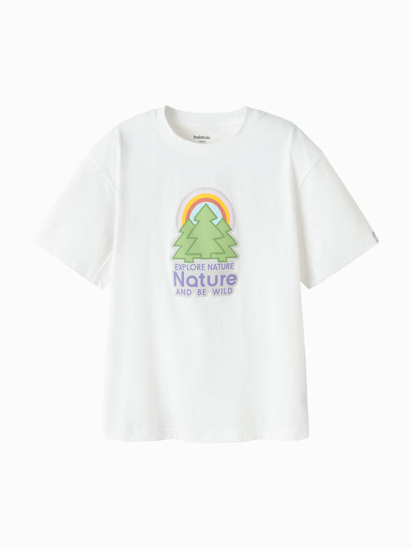 Raw White Toddler Unisex Round V-Neck Short Sleeve T-Shirt