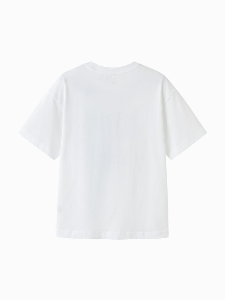 Raw White Toddler Unisex Round V-Neck Short Sleeve T-Shirt