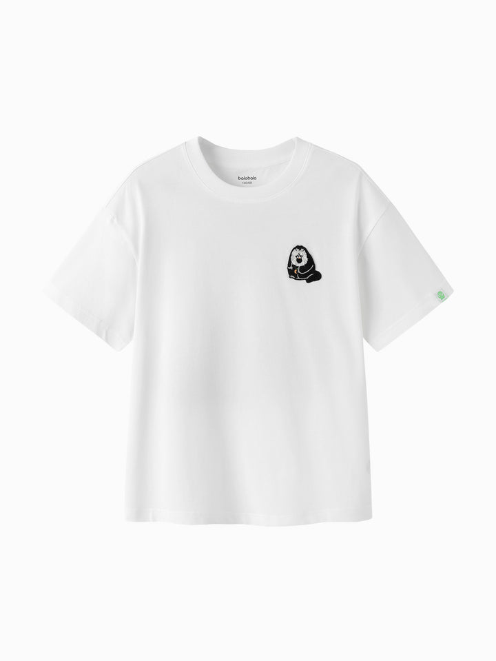 Raw White Toddler Unisex Round V-Neck Short Sleeve T-Shirt