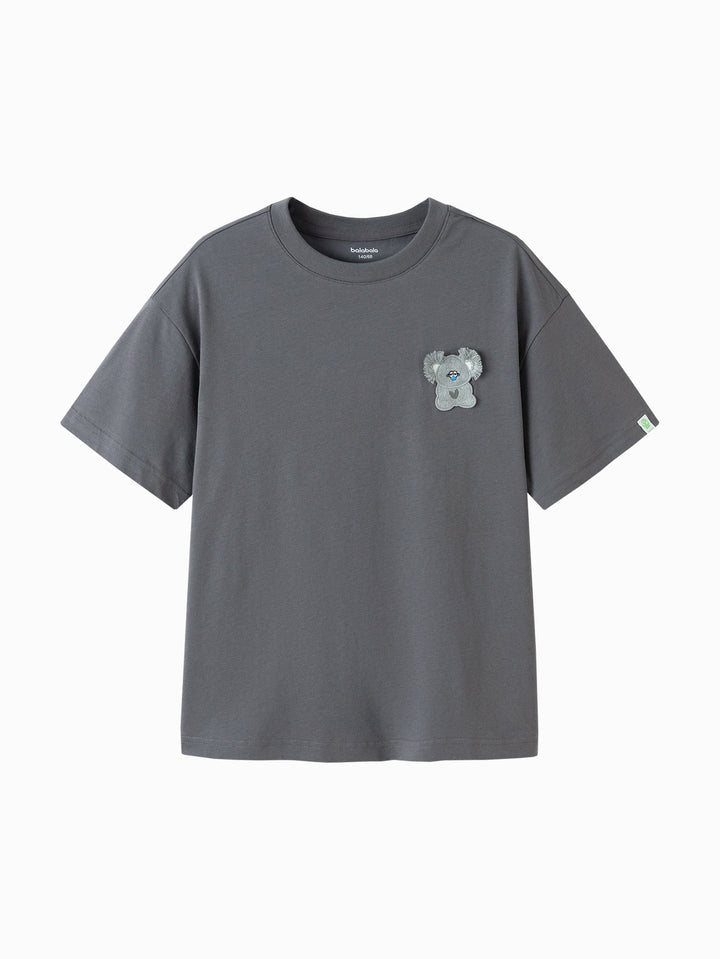 Cool Gray Toddler Unisex Round V-Neck Short Sleeve T-Shirt