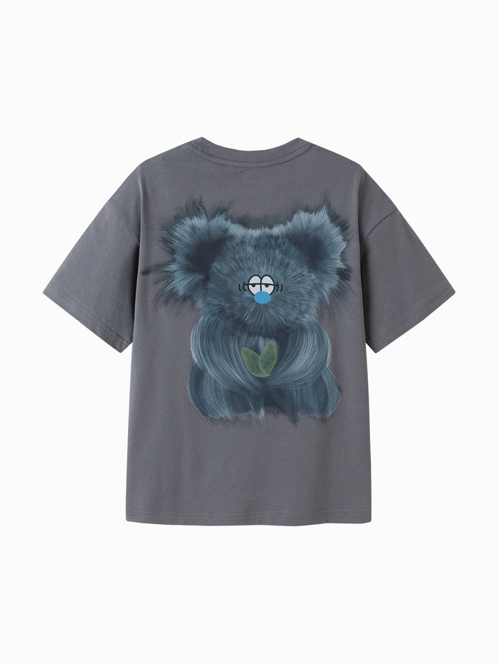 Cool Gray Toddler Unisex Round V-Neck Short Sleeve T-Shirt