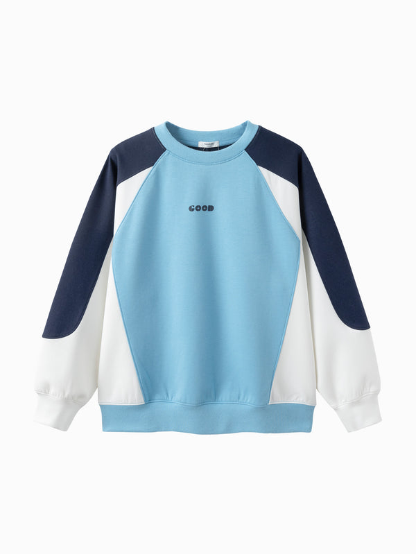 Boy Trend Scenarios Blue Gray Hue Letter Hoody