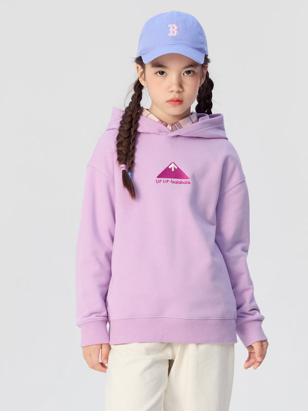 Unisex Daily Life Purplish Red Triangle Hoody