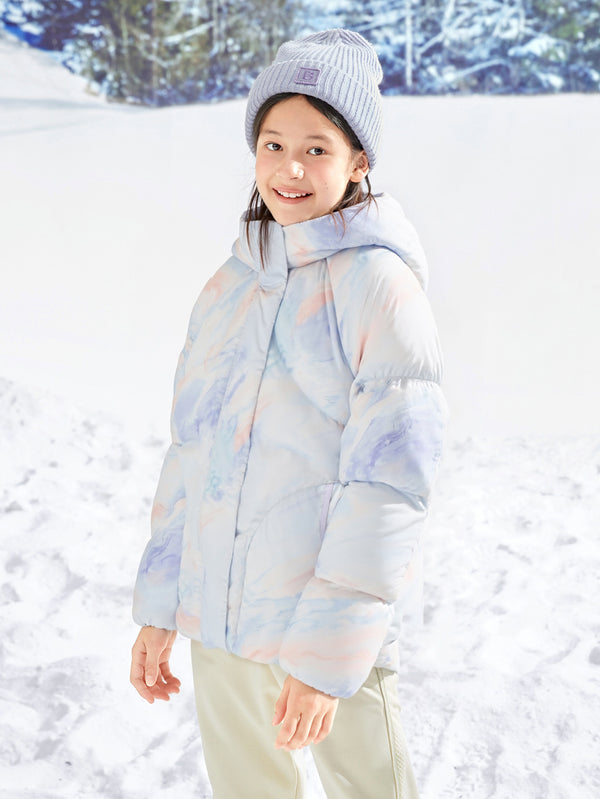 Balabala Girl Kids Down Jacket Warm（5--5℃/41-23°F）