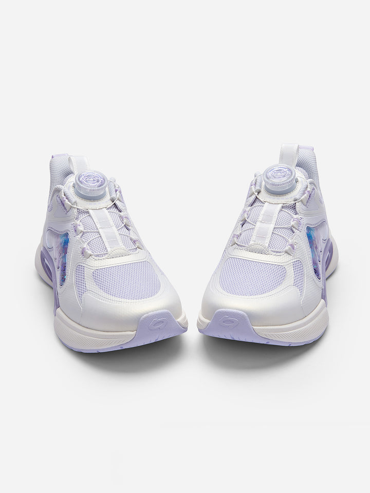 White Purple Sports Shoes