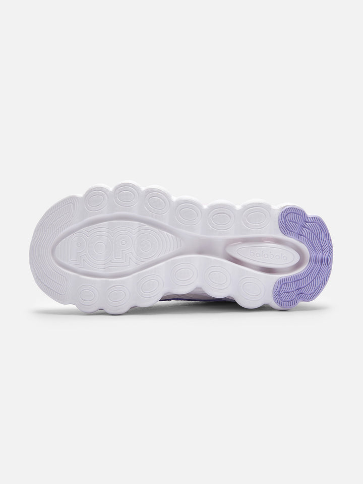 White Purple Sports Shoes