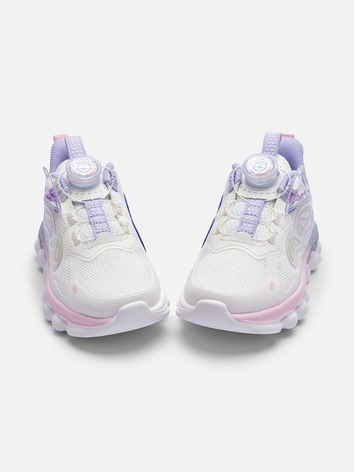 White Purple Sports Shoes