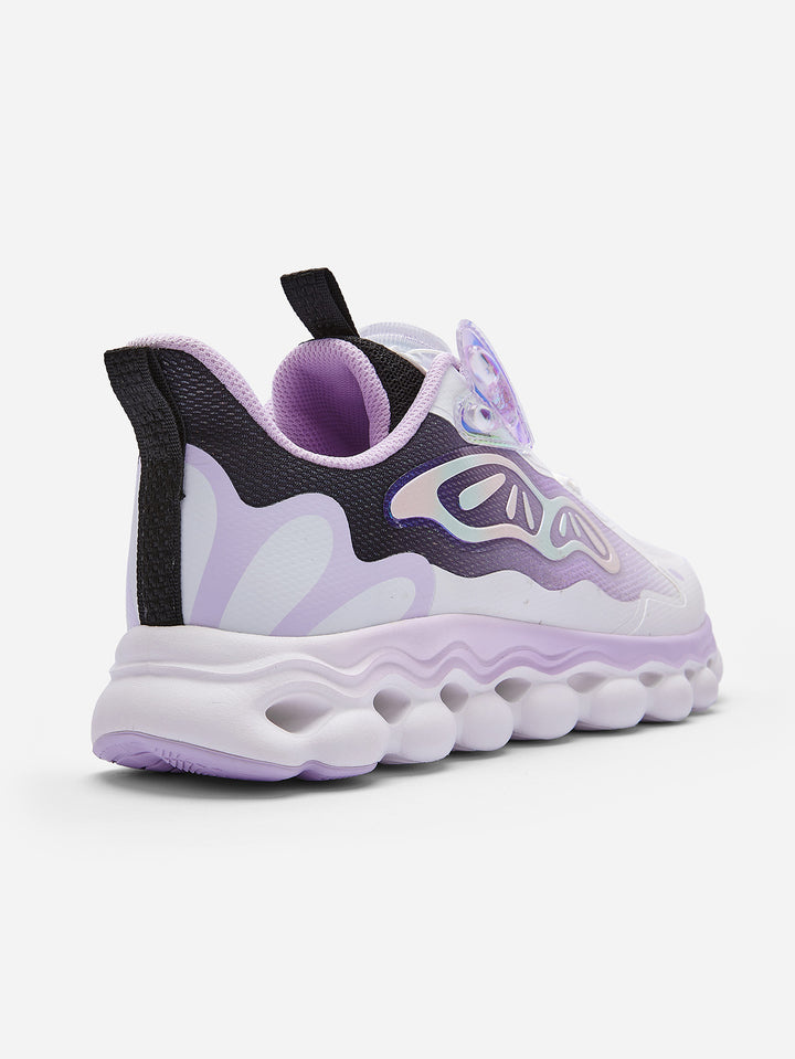 Black Purple Sports Shoes