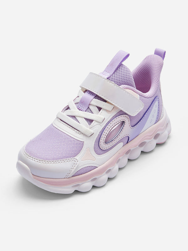 White Purple Sports Shoes