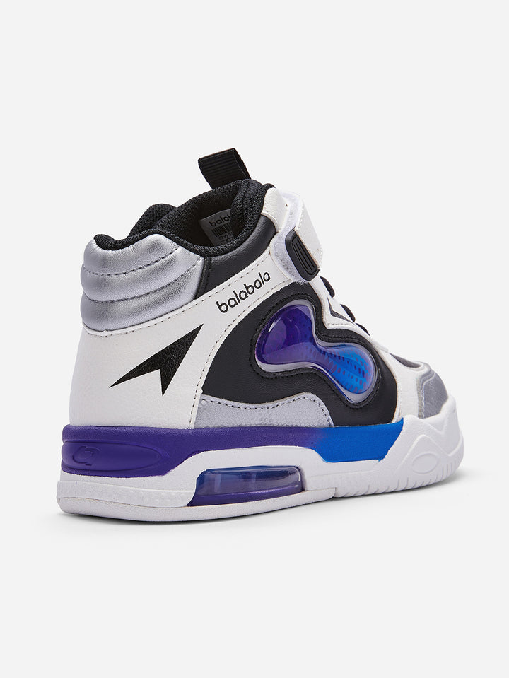 White Purple Sports Shoes