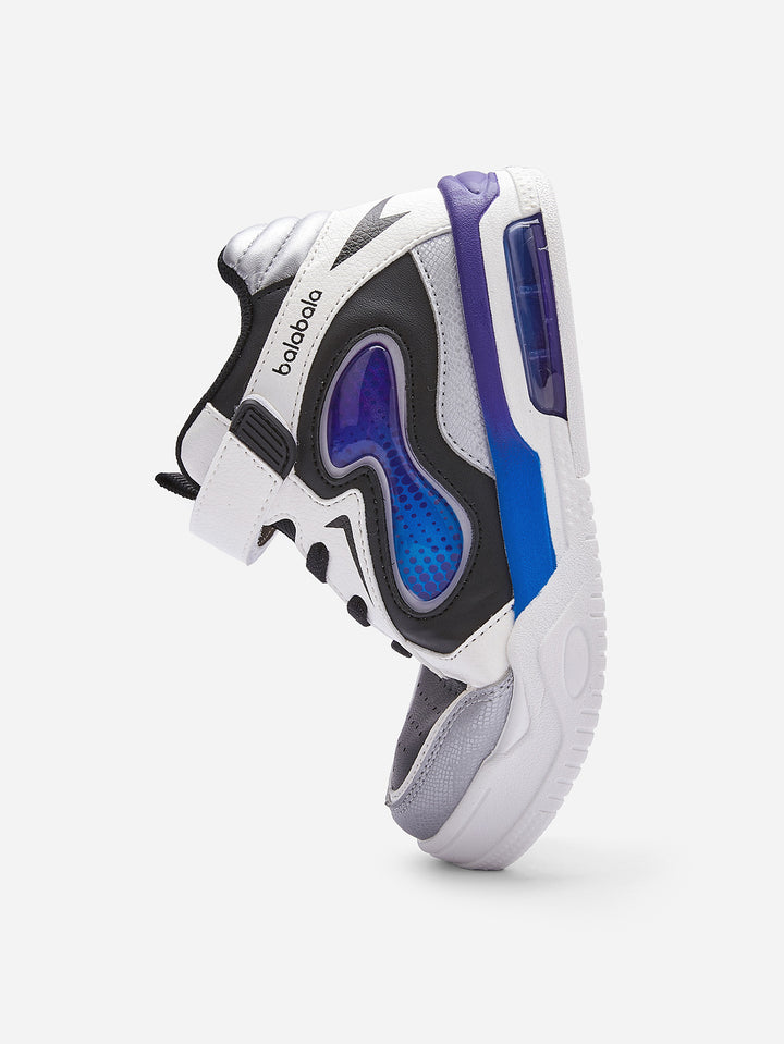 White Purple Sports Shoes