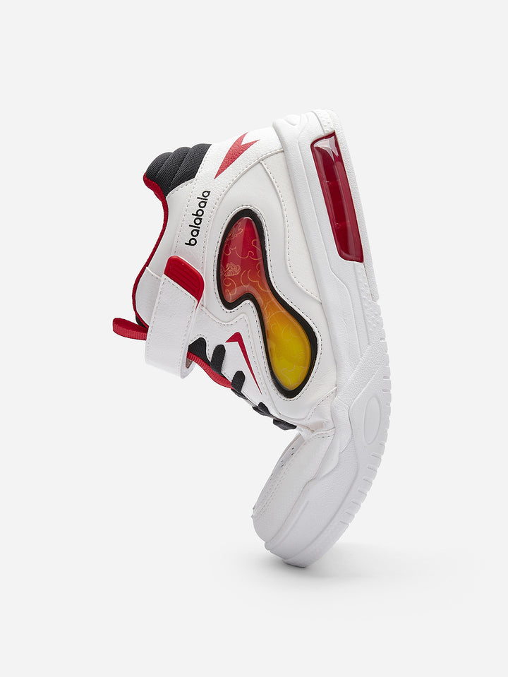 White Red Sports Shoes