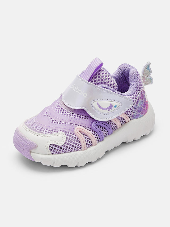 Pink Purple Baby Girl Lightweight Running Shoes