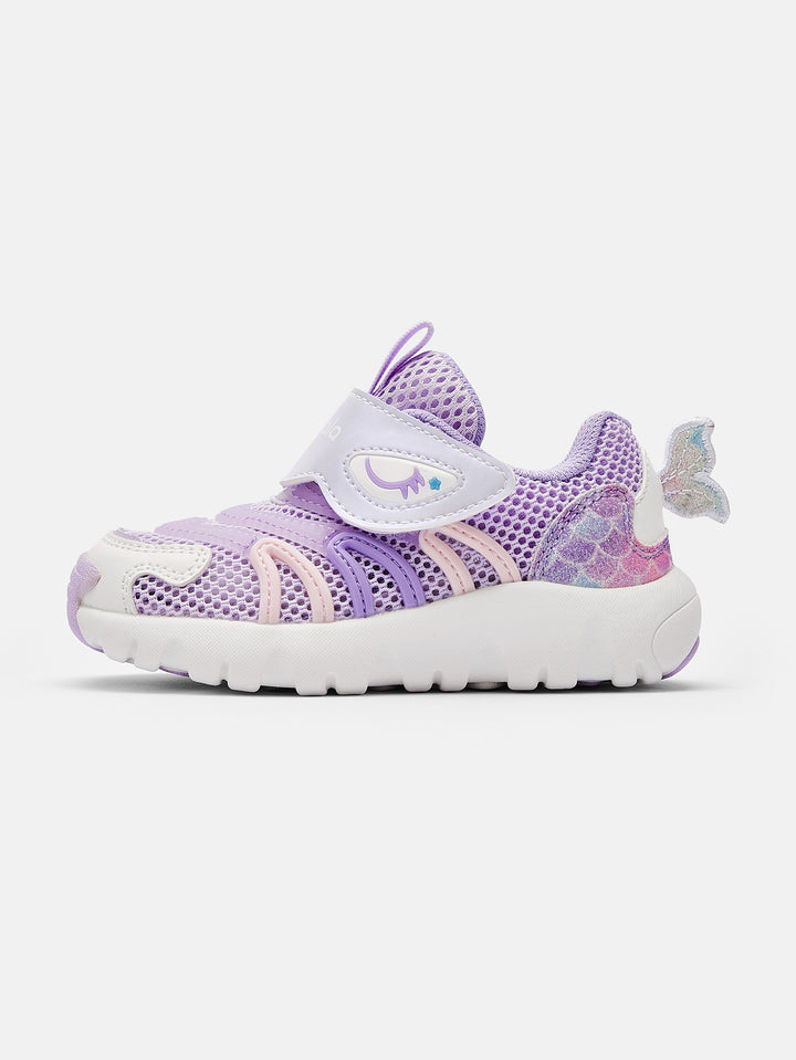 Pink Purple Baby Girl Lightweight Running Shoes