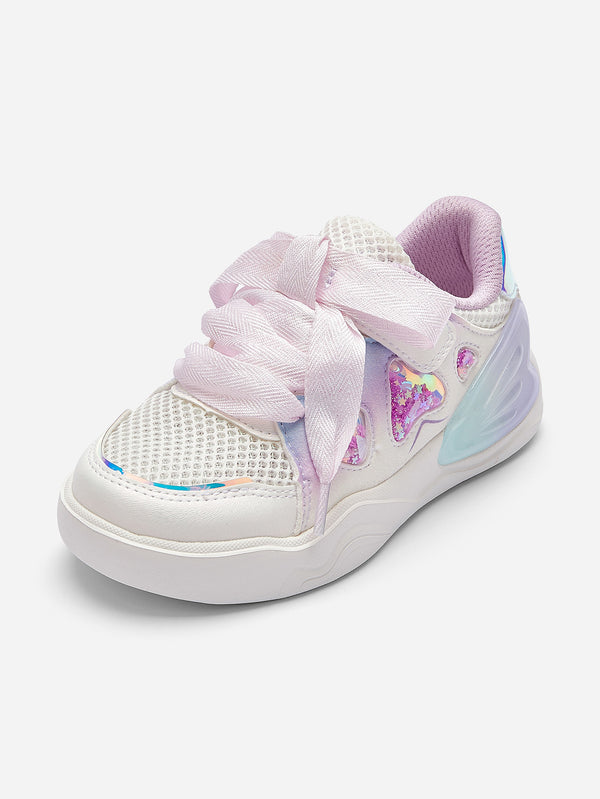 Toddler Girl Skateboard Shoes Glitter Shoes