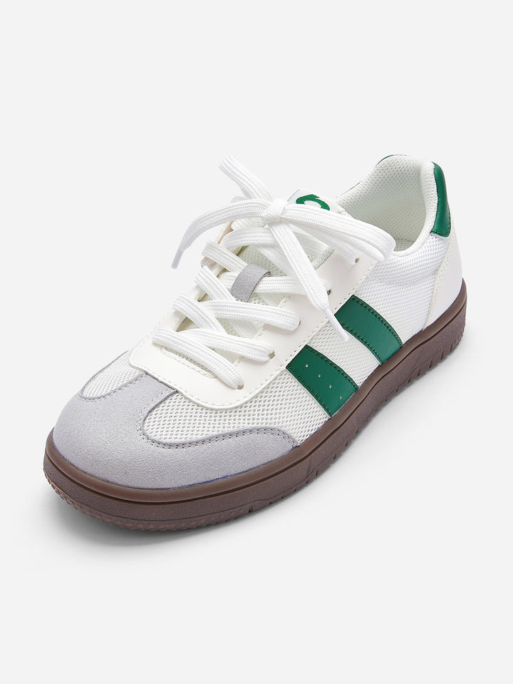 White Green Toddler Boy Sports Sneakers