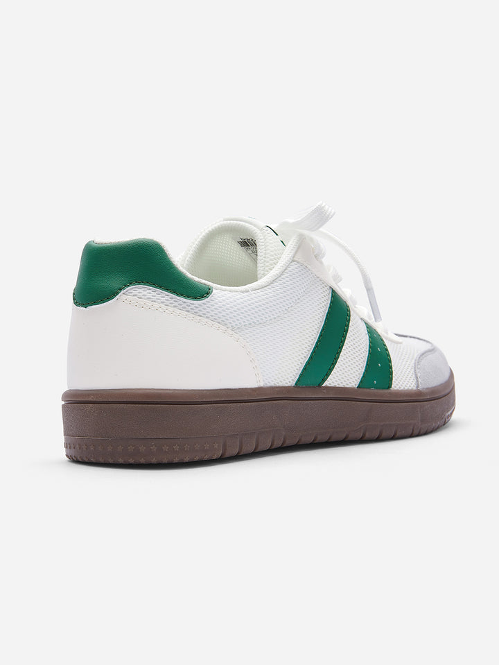 White Green Toddler Boy Sports Sneakers