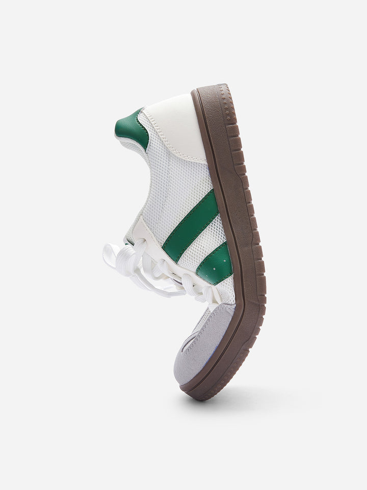 White Green Toddler Boy Sports Sneakers