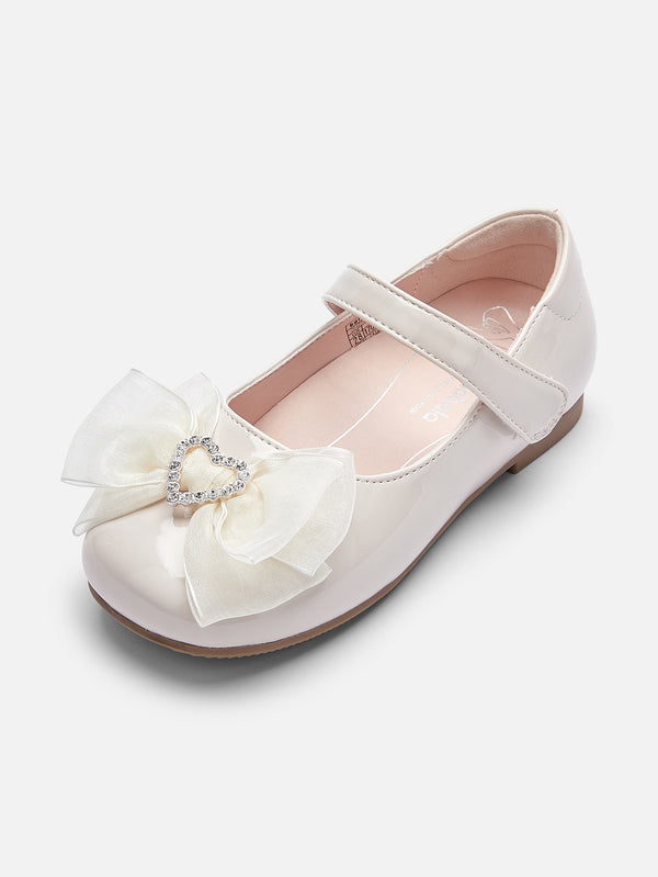 Off-white Toddler Girl Princess Shoes