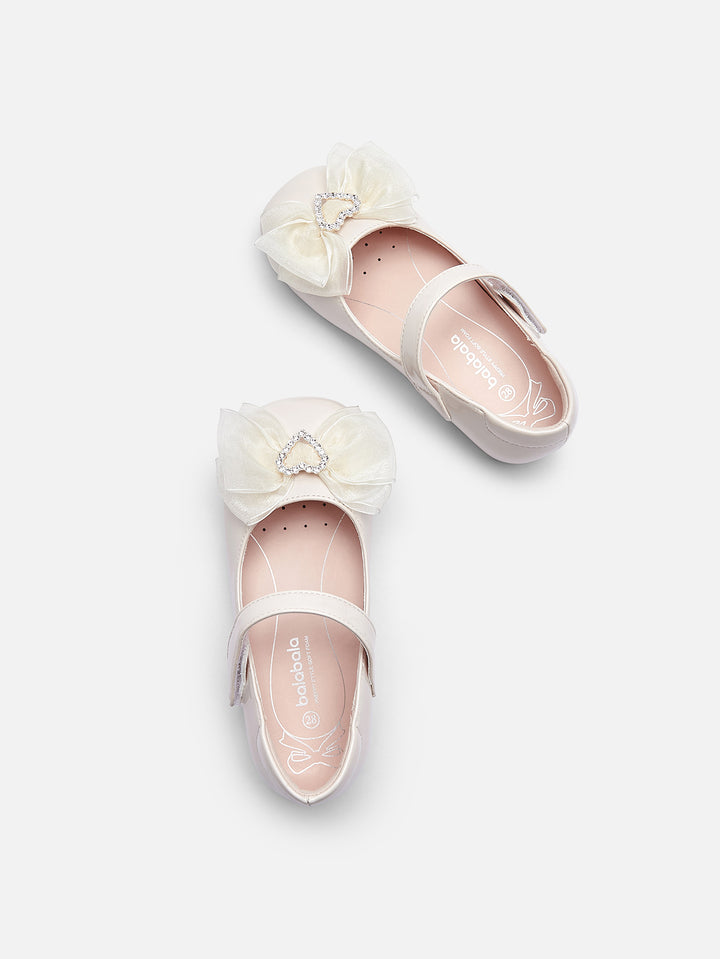 Off-white Toddler Girl Princess Shoes