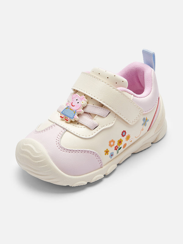 [ IP-Peppa Pig ] Balabala niña zapatos de primer andador para bebé