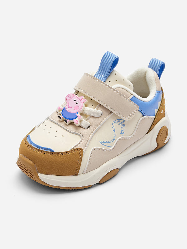 [ IP-Peppa Pig ] Balabala Boy Zapatos para andar por bebé