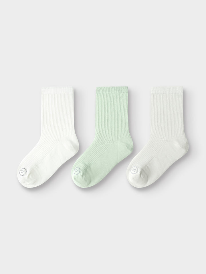 White Gray Socks