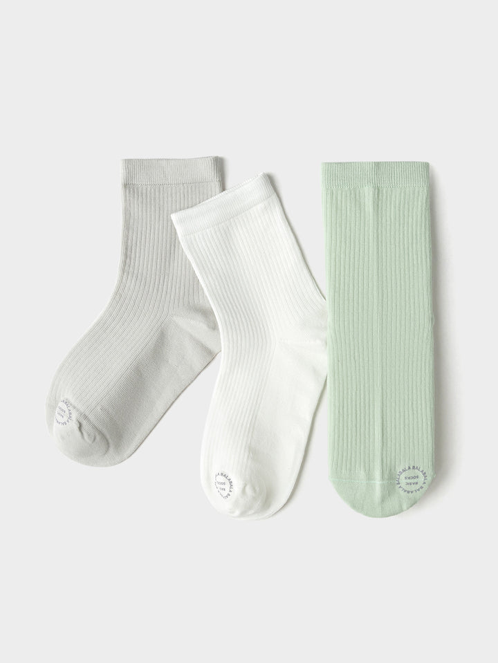 White Gray Socks