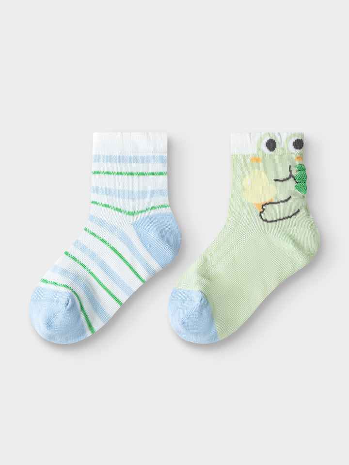 Blue-green balabala Toddler Boy Socks
