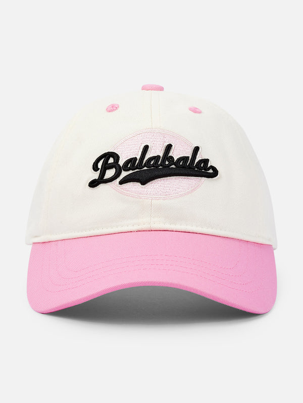 Casquette rose avec logo pour fille