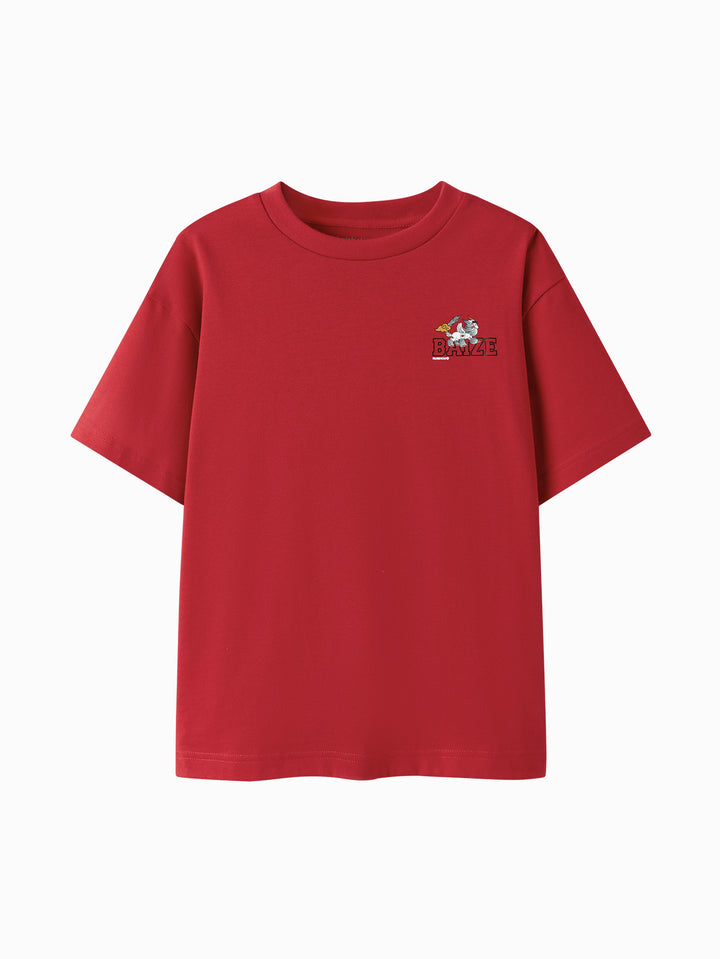 Chinese Red Short Sleeve T-Shirt