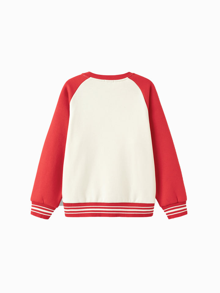 Red Long Sleeve Sweatshirt & Hoody