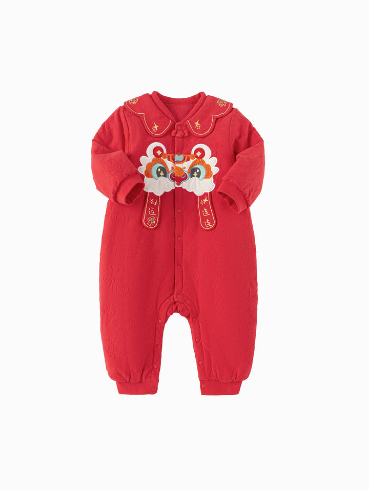 Chinese Red Underwear Jumpsuits