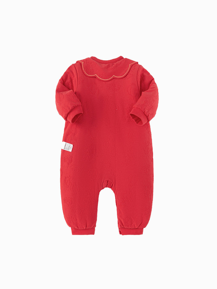 Chinese Red Underwear Jumpsuits